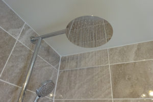 Large Shower Head with running Water