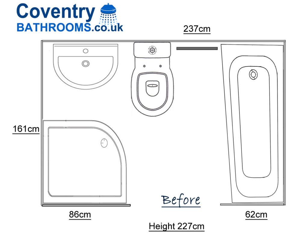 Modern Bathroom fitted Blackhorse Road Longford Coventry