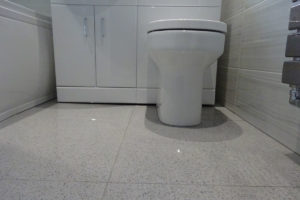 Quartz grey bathroom floor tiles