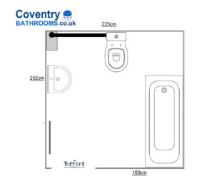 Bathroom design wolston