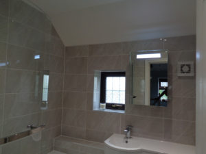 Bathroom Mirror cabinet above basin Spring Hill Bubbenhall Warwickshire