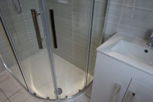 Fitted shower and vanity Basin Sherbourne Cresent Coventry