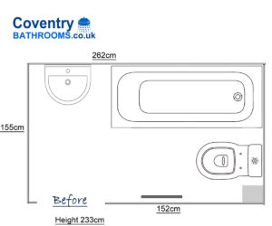 Bathroom design Morrisons Estate Coventry