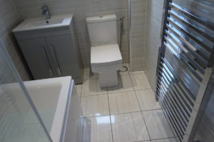 Bathroom Fitted Morrisons Estate British Ceramic Serpentine Grey Tiles