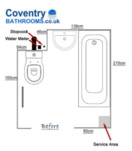 Bathroom design Adare Drive Coventry