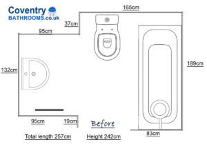 Bathroom Floor Plan Albert Crescent Coventry