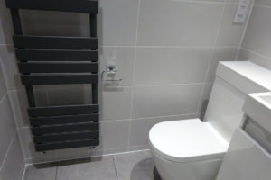 Anthracite Flat Panel Bathroom Towel Warmer Warwick
