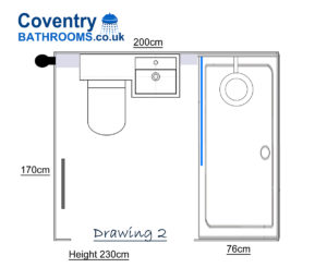 Walk In Shower floor plan design warwick