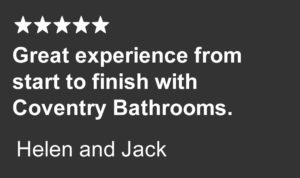 Great Experience with Coventry Bathrooms
