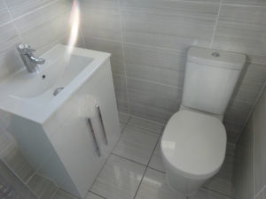 Modern fitted shower room Telfer Rd Coventry