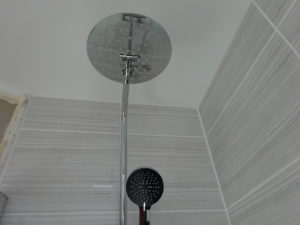 Shower Room with Thermostatic Chrome Shower