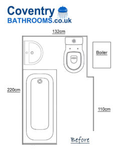 Bathroom design Telfer Rd Coventry