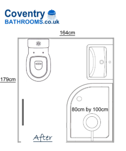 Shower Room design Farren Road Coventry