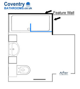 Mobility shower room bathroom design Coventry