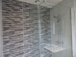 Feature tiled shower wall kenilworth
