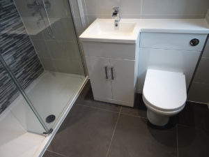 L Shaped combined basin toilet unit Kenilworth