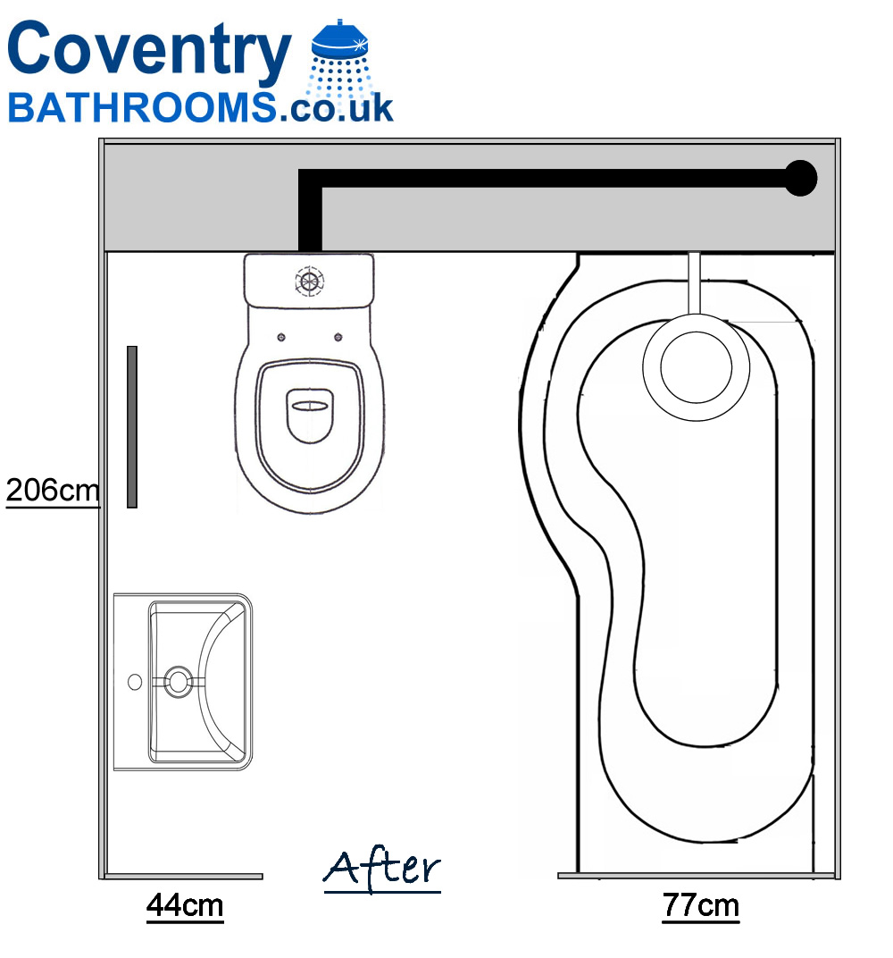 New Fitted Bathroom Supplied And Fitted Larkspur Rugby 5