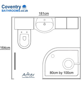 Shower Room Design with Fitted Furniture Coventry