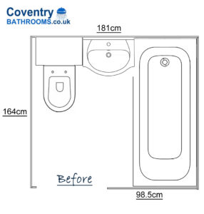 Small bathroom design Coventry