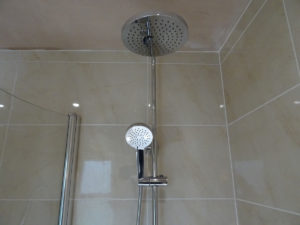 Thermostatic Shower on Tiled Bathroom Wall