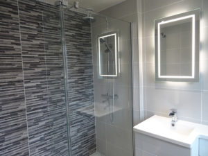 Walk in shower room with shower enclosure kenilworth