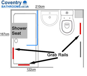 Mobility Bathroom shower room Coventry