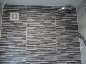 Coventry Bathroom with Featured Tiled Bathroom Wall