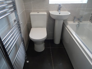 Fully Tiled Family Bathroom Coventry