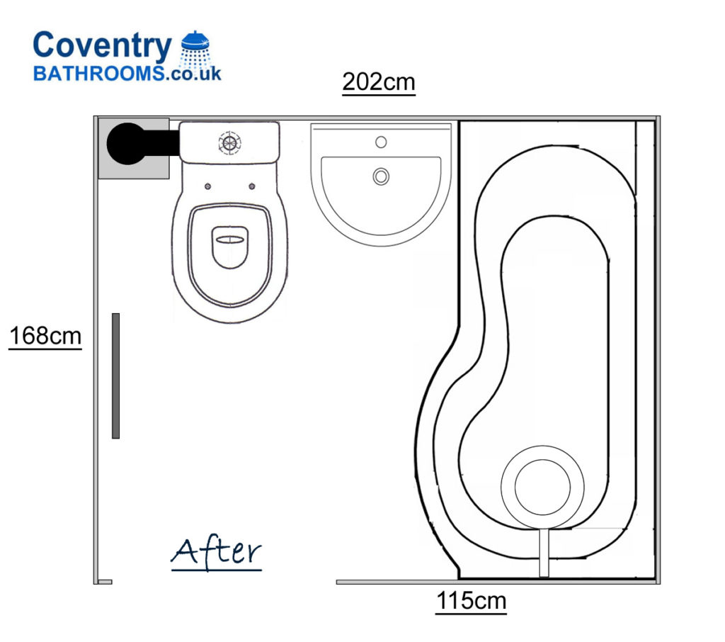 Fitted Bathroom Ansley Nuneaton Supplied and Fitted £5085