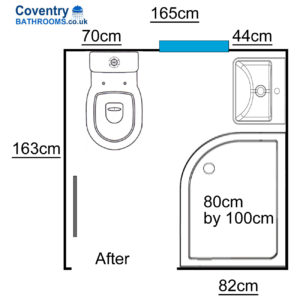 Small shower room design Coventry