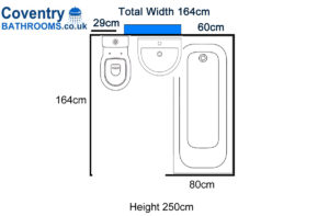 Bathroom layout plan design Coventry