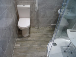 Mobility Bathroom Fully Tiled