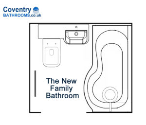 New Bathroom Design Layout Drawing Coventry