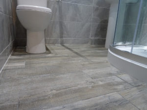 Wood Effect Bathroom Floor Tile