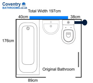 Bathroom Design and Layout Sutherland Avenue Coventry