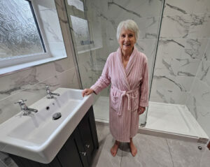 Mobility Walk-in Shower Room Fitted by Coventry Bathrooms